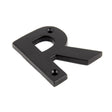 From The Anvil Door Furniture Black / Letters / R From The Anvil - Black Letter R