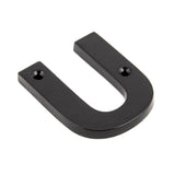 From The Anvil Door Furniture Black / Letters / U From The Anvil - Black Letter U