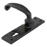 From The Anvil Door Furniture Black / Std. Lock Handles From The Anvil - Black Lever Lock Set
