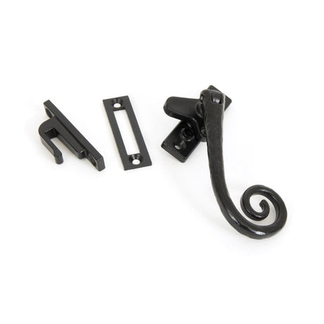 From The Anvil Window Furniture Black / Yes / Mortice & Hook Place From The Anvil - Black Locking Deluxe Monkeytail Fastener - RH