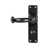 From The Anvil Door Furniture Black / Bathroom Lock Handles From The Anvil - Black MF Lever Bathroom Set