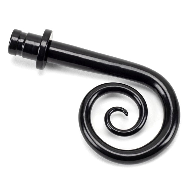 From The Anvil Accessories Black / Finials From The Anvil - Black Monkeytail Curtain Finial (pair)