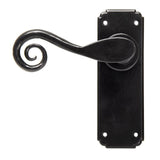 From The Anvil Door Furniture Black / Latch Handles From The Anvil - Black Monkeytail Lever Latch Set