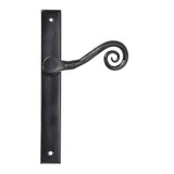 From The Anvil Door Furniture Black / Multi Point Latch Set From The Anvil - Black Monkeytail Slimline Lever Espag. Latch Set - LH