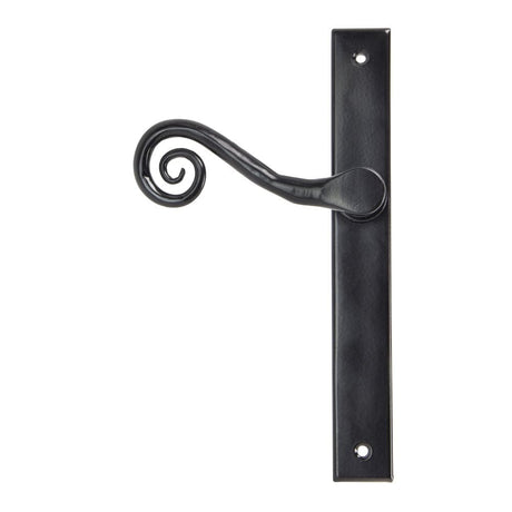 From The Anvil Door Furniture Black / Multi Point Latch Set From The Anvil - Black Monkeytail Slimline Lever Espag. Latch Set - RH