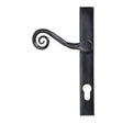 From The Anvil Door Furniture Black / Multi Point Lock Set / 92mm c/c From The Anvil - Black Monkeytail Slimline Lever Espag. Lock Set - LH