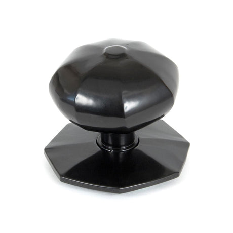 From The Anvil Door Furniture Black / Octagonal Centre Door Knob From The Anvil - Black Octagonal Centre Door Knob
