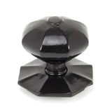 From The Anvil Door Furniture Black / Octagonal Centre Door Knob From The Anvil - Black Octagonal Centre Door Knob - Internal