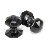From The Anvil Door Furniture Black / Mortice/Rim Knobs From The Anvil - Black Octagonal Mortice/Rim Knob Set