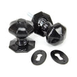 From The Anvil Door Furniture Black / Mortice/Rim Knobs From The Anvil - Black Octagonal Mortice/Rim Knob Set