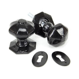 From The Anvil Door Furniture Black / Mortice/Rim Knobs From The Anvil - Black Octagonal Mortice/Rim Knob Set