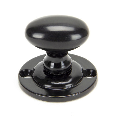 From The Anvil Locks & Latches Black / Turn for Rack Bolt From The Anvil - Black Oval Rack Bolt