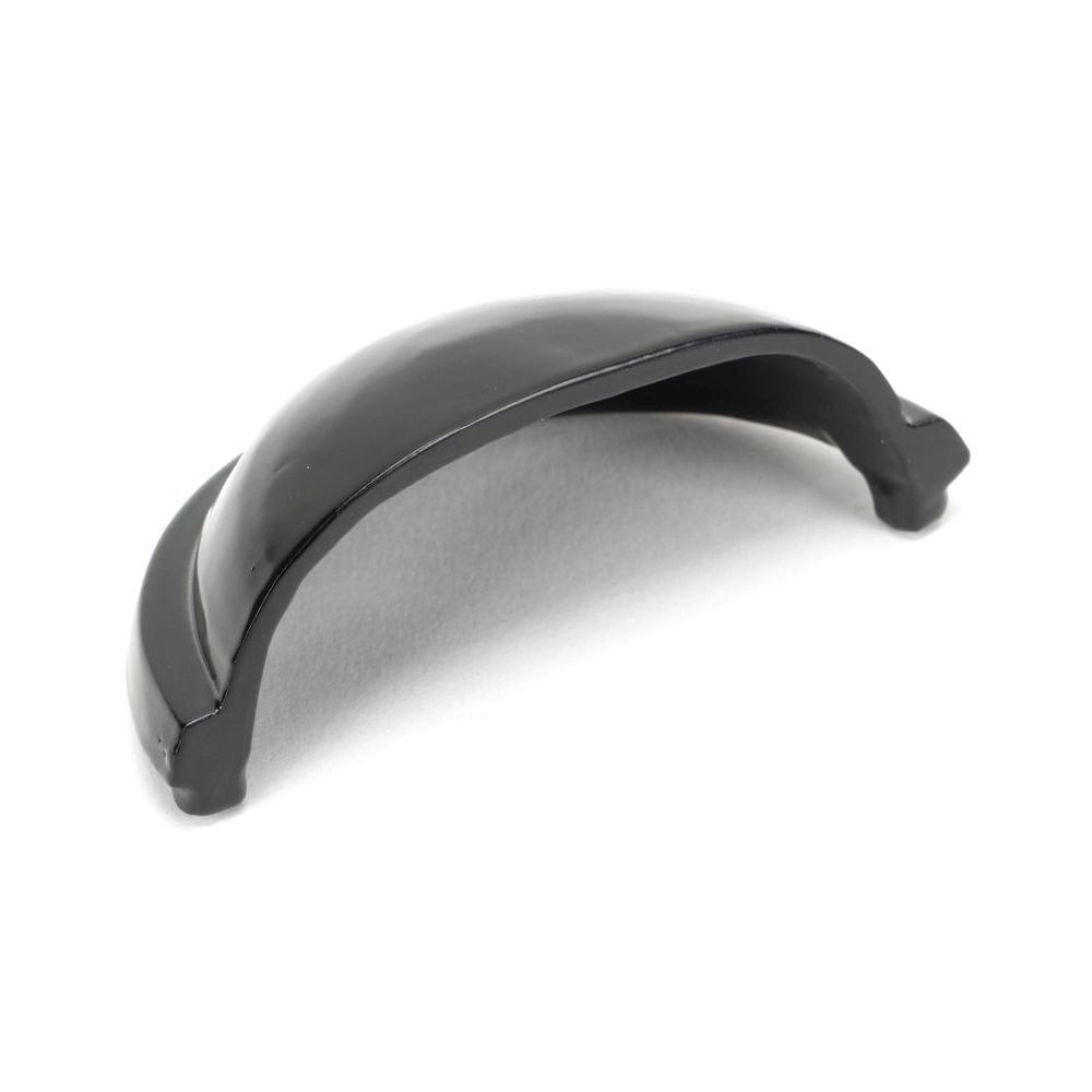 From The Anvil Cabinet Hardware Black / Cabinet Cup Pulls From The Anvil - Black Regency Concealed Drawer Pull