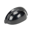 From The Anvil Cabinet Hardware Black / Cabinet Cup Pulls From The Anvil - Black Regency Concealed Drawer Pull