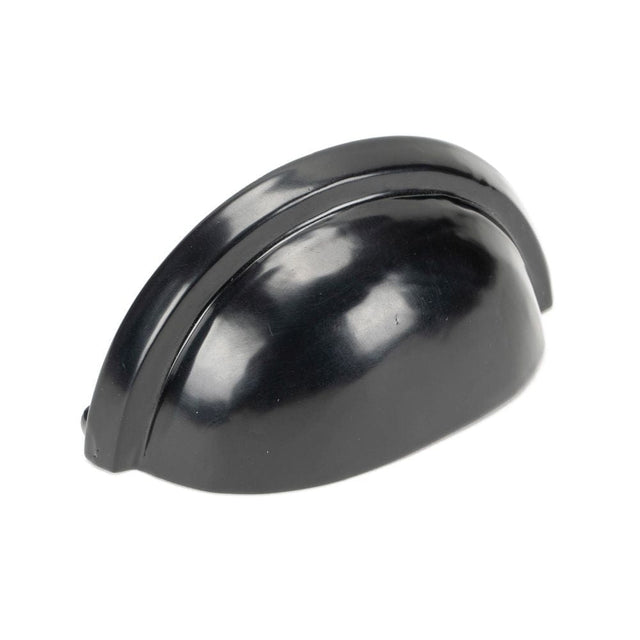 From The Anvil Cabinet Hardware Black / Cabinet Cup Pulls From The Anvil - Black Regency Concealed Drawer Pull