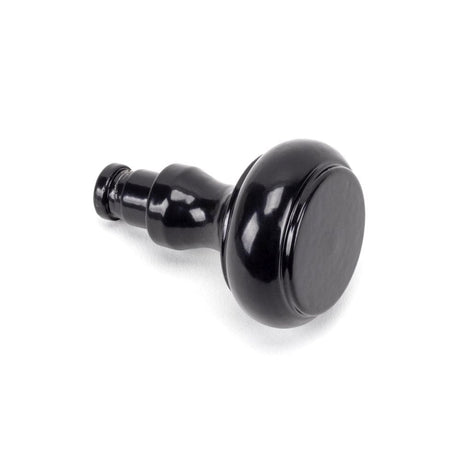 From The Anvil Accessories Black / Finials From The Anvil - Black Regency Curtain Finial (pair)