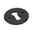 From The Anvil Door Furniture Black / Mortice Key Profile Escutcheons From The Anvil - Black Regency Escutcheon