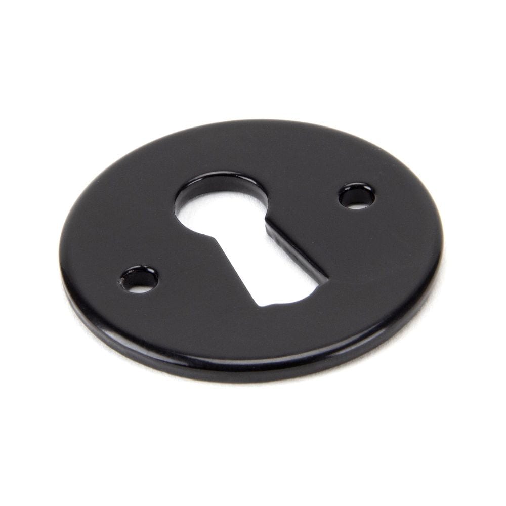 From The Anvil Door Furniture Black / Mortice Key Profile Escutcheons From The Anvil - Black Regency Escutcheon