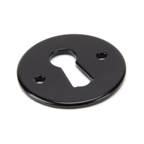 From The Anvil Door Furniture Black / Mortice Key Profile Escutcheons From The Anvil - Black Regency Escutcheon