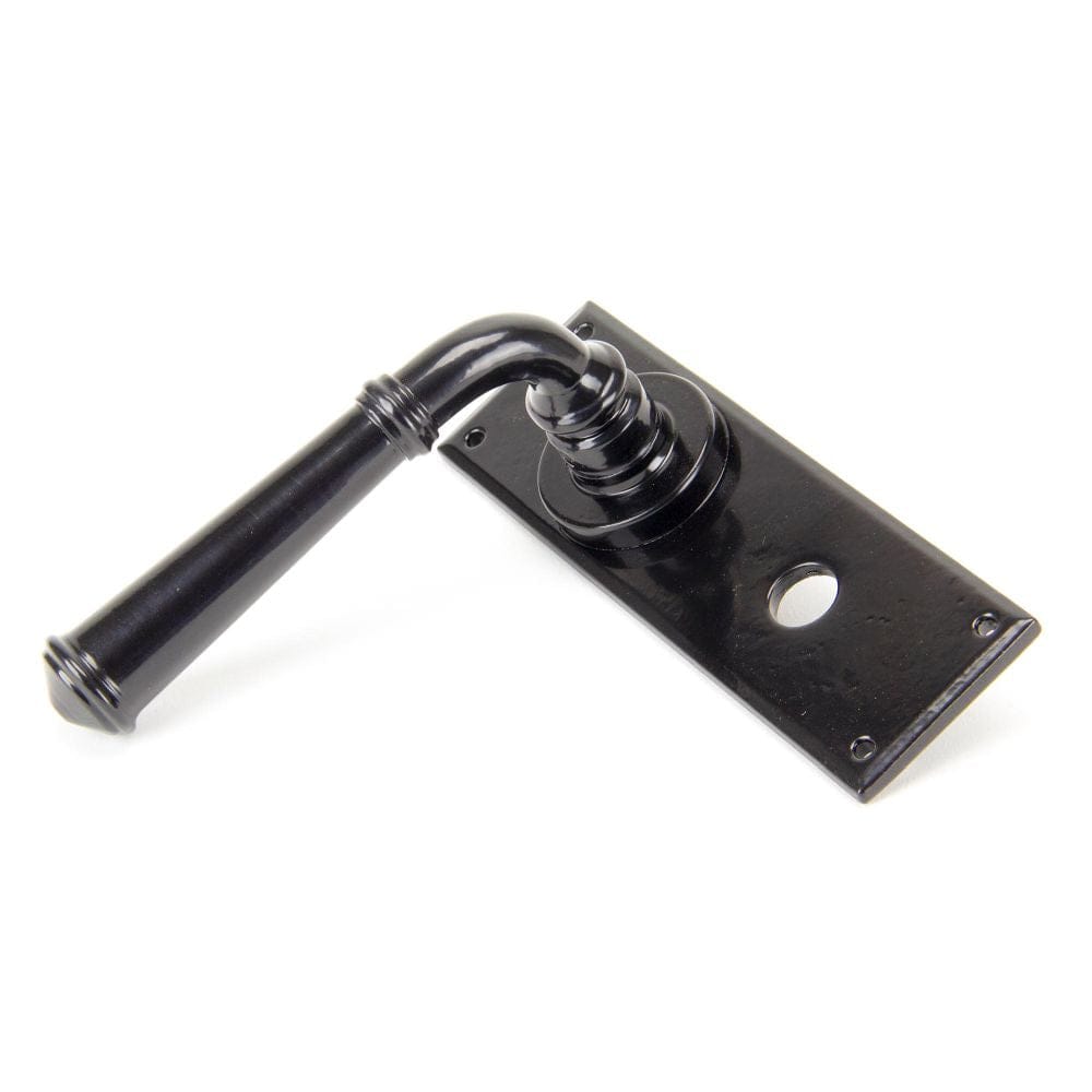 From The Anvil Door Furniture Black / Bathroom Lock Handles From The Anvil - Black Regency Lever Bathroom Set