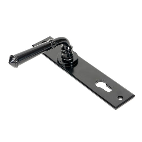 From The Anvil Door Furniture Black / Multi Point Lock Set / 92mm c/c From The Anvil - Black Regency Lever Espag. Lock Set