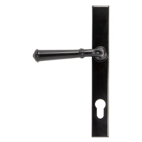 From The Anvil Door Furniture Black / Multi Point Lock Set / 92mm c/c From The Anvil - Black Regency Slimline Lever Espag. Lock Set