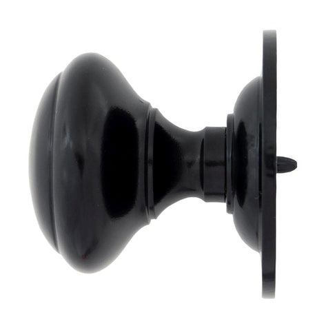 From The Anvil Door Furniture Black / Round Centre Door Knob From The Anvil - Black Round Centre Door Knob