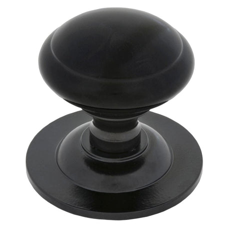 From The Anvil Door Furniture Black / Round Centre Door Knob From The Anvil - Black Round Centre Door Knob