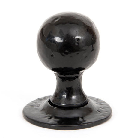 From The Anvil Door Furniture Black / Mortice/Rim Knobs From The Anvil - Black Round Mortice/Rim Knob Set