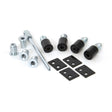 From The Anvil Window Furniture Black / Locking Sash Stops From The Anvil - Black Secure Stops (Pack of 4)