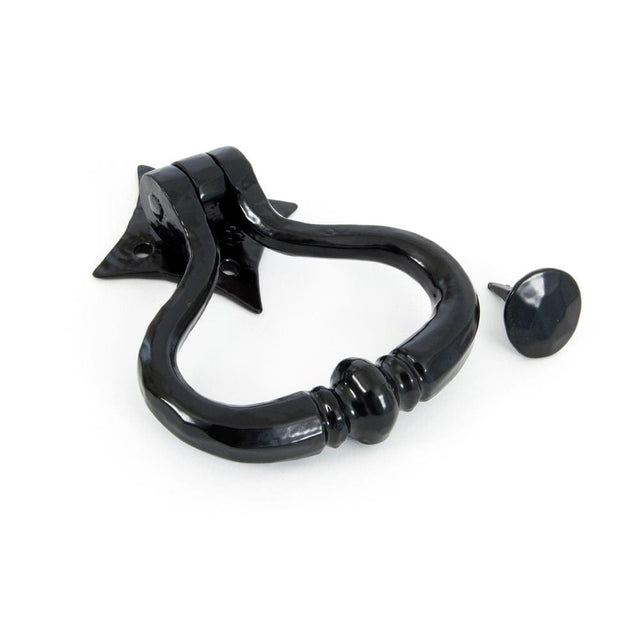 From The Anvil Door Furniture Black From The Anvil - Black Shakespeare Door Knocker