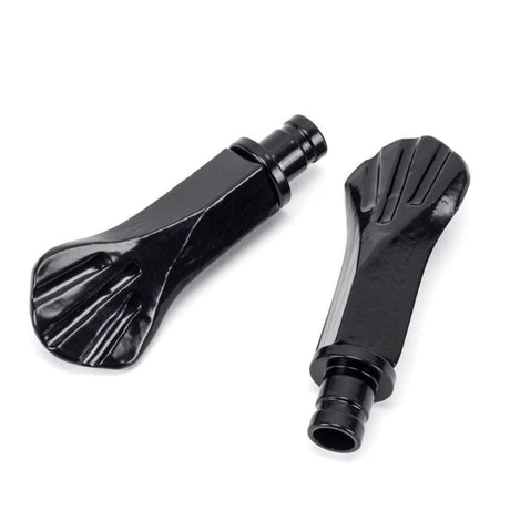 From The Anvil Accessories Black / Finials From The Anvil - Black Shell Curtain Finial (pair)