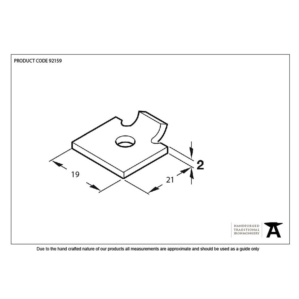 From The Anvil Accessories Black / Bookcase Studs From The Anvil - Black Single Stud for Flat Black Bookcase Strip