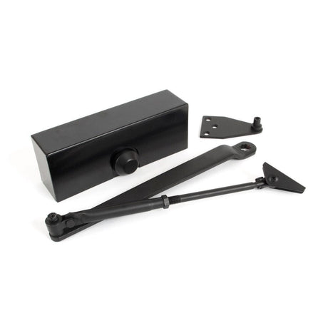 From The Anvil Door Furniture Black / Door Closers / Size 3 From The Anvil - Black Size 3 Door Closer & Cover
