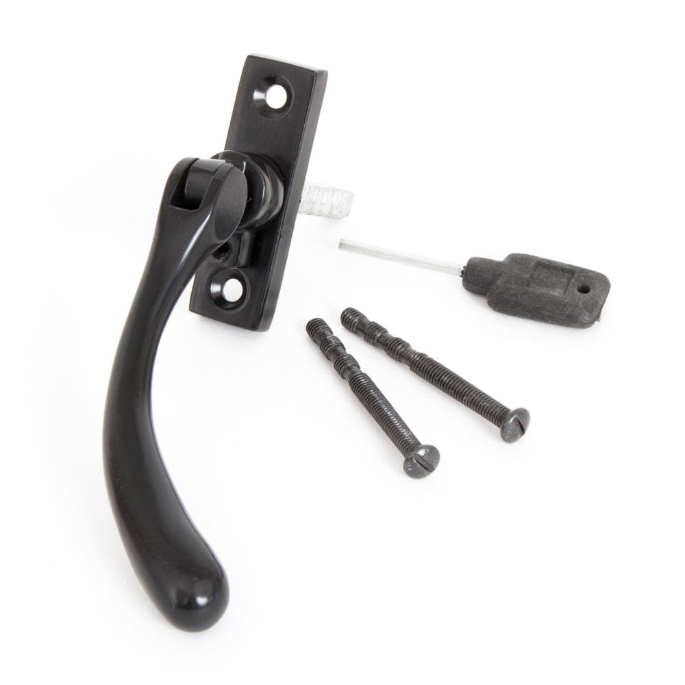 From The Anvil Window Furniture Black / Right Hand / Yes From The Anvil - Black Slim Peardrop Espag - RH