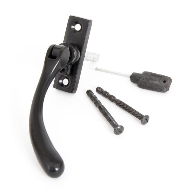 From The Anvil Window Furniture Black / Right Hand / Yes From The Anvil - Black Slim Peardrop Espag - RH