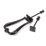 From The Anvil Door Furniture Black / Art Deco Door Knocker From The Anvil - Black Slimline Art Deco Door Knocker