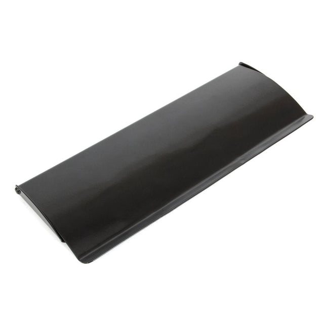 From The Anvil Door Furniture Black / Interior Letter Flap / 266 x 108mm From The Anvil - Black Small Letter Plate Cover