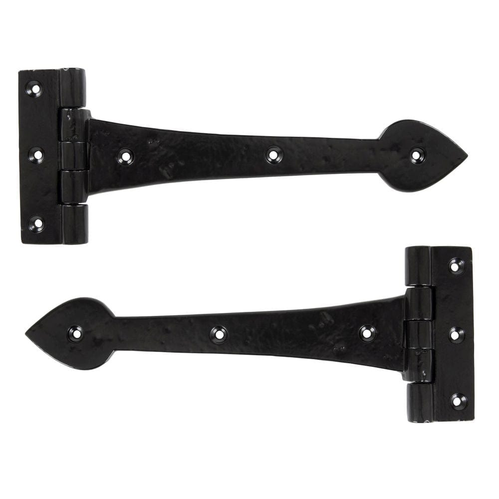 From The Anvil Hinges Black / Tee Hinges / 10.5" (267mm) From The Anvil - Black Smooth 10ÃƒÆ’Ã¢â‚¬Å¡Ãƒâ€šÃ‚Â½" Cast T Hinge (pair)