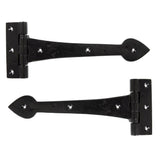 From The Anvil Hinges Black / Tee Hinges / 10.5" (267mm) From The Anvil - Black Smooth 10ÃƒÆ’Ã¢â‚¬Å¡Ãƒâ€šÃ‚Â½" Cast T Hinge (pair)