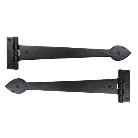 From The Anvil Hinges Black / Tee Hinges / 16" (406mm) From The Anvil - Black Smooth 16" Cast T Hinge (pair)