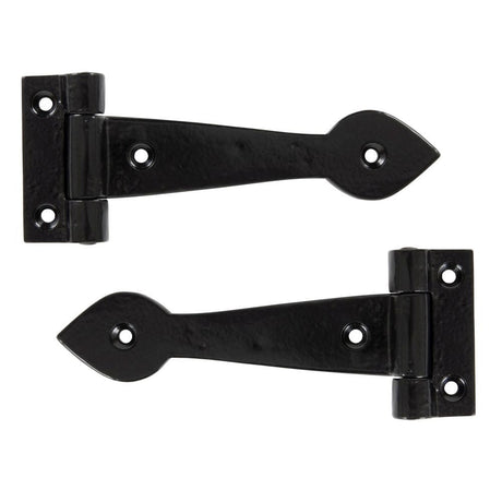 From The Anvil Hinges Black / Tee Hinges / 6" (152mm) From The Anvil - Black Smooth 6" Cast T Hinge (pair)