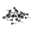 From The Anvil Accessories Black / Fixing Packs From The Anvil - Black SS 3.0 x 12 Csk R/Head Screws (25)