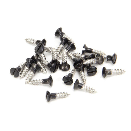 From The Anvil Accessories Black / Fixing Packs From The Anvil - Black SS 3.0 x 12 Csk R/Head Screws (25)