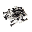 From The Anvil Accessories Black / Fixing Packs From The Anvil - Black SS 3.5 x 25 Roundhead Screws (25)