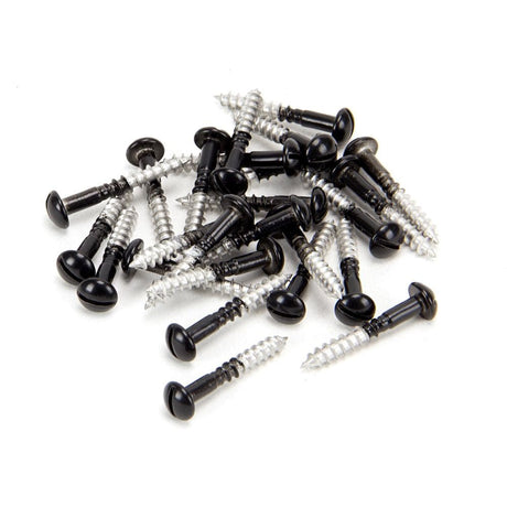 From The Anvil Accessories Black / Fixing Packs From The Anvil - Black SS 3.5 x 25 Roundhead Screws (25)