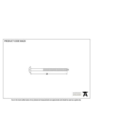 From The Anvil Accessories Black / Screws & Bolts From The Anvil - Black SS M5 x 64mm Male Bolts (2)