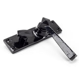 From The Anvil Door Furniture Black / Bathroom Lock Handles From The Anvil - Black Straight Lever Bathroom Set