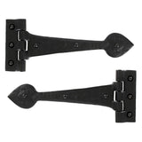 From The Anvil Hinges Black / Tee Hinges / 10.5" (267mm) From The Anvil - Black Textured 10ÃƒÆ’Ã¢â‚¬Å¡Ãƒâ€šÃ‚Â½" Cast T Hinge (pair)