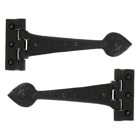 From The Anvil Hinges Black / Tee Hinges / 10.5" (267mm) From The Anvil - Black Textured 10ÃƒÆ’Ã¢â‚¬Å¡Ãƒâ€šÃ‚Â½" Cast T Hinge (pair)